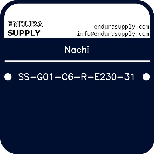 nachi-ss-g01-c6-r-e230-31