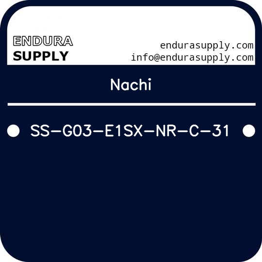 nachi-ss-g03-e1sx-nr-c-31
