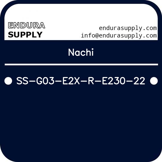 nachi-ss-g03-e2x-r-e230-22