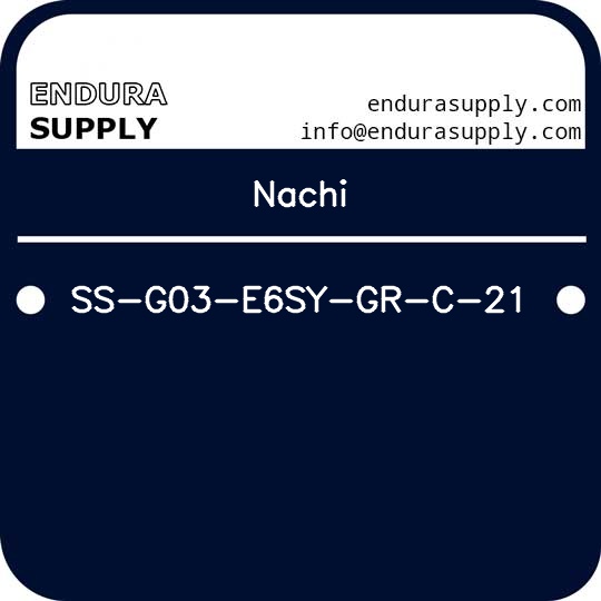 nachi-ss-g03-e6sy-gr-c-21