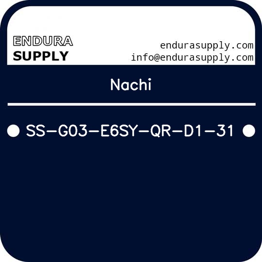 nachi-ss-g03-e6sy-qr-d1-31