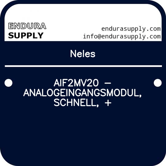 neles-aif2mv20-analogeingangsmodul-schnell