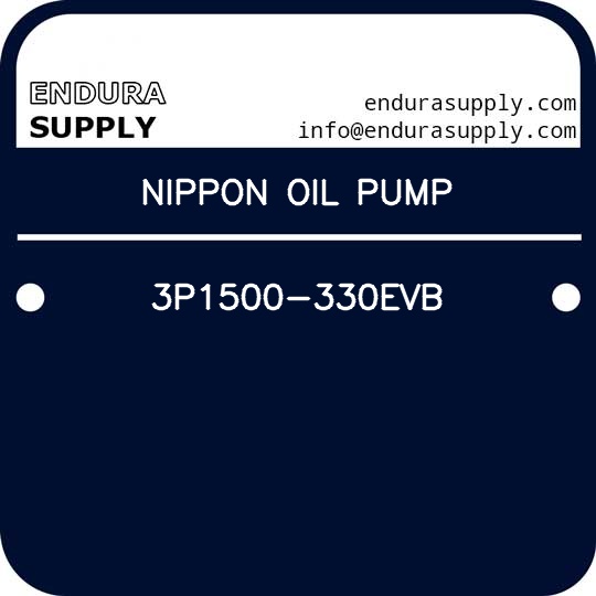 nippon-oil-pump-3p1500-330evb