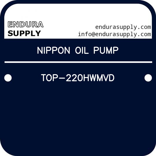 nippon-oil-pump-top-220hwmvd