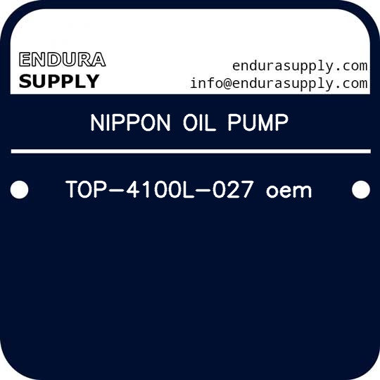 nippon-oil-pump-top-4100l-027-oem