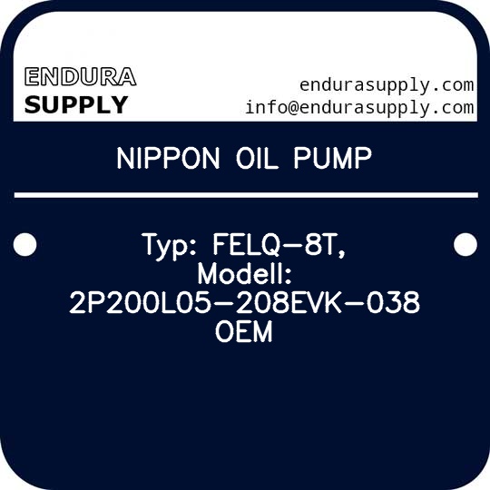 nippon-oil-pump-typ-felq-8t-modell-2p200l05-208evk-038-oem