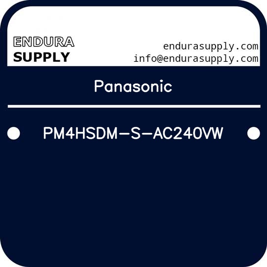 panasonic-pm4hsdm-s-ac240vw