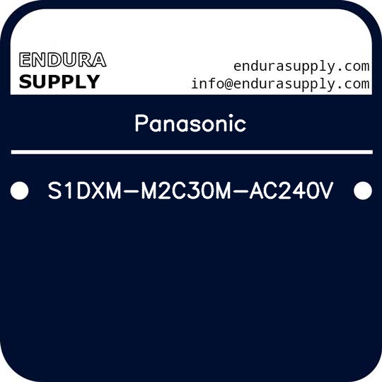 panasonic-s1dxm-m2c30m-ac240v