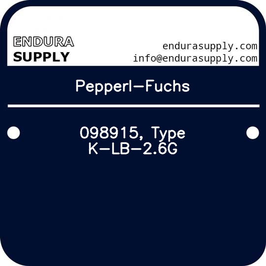 pepperl-fuchs-098915-type-k-lb-26g