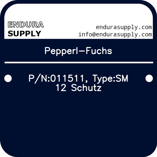 pepperl-fuchs-pn011511-typesm-12-schutz