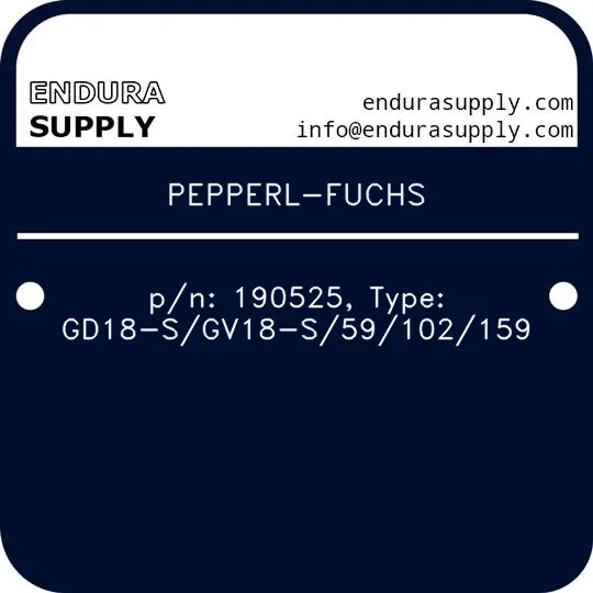 pepperl-fuchs-pn-190525-type-gd18-sgv18-s59102159