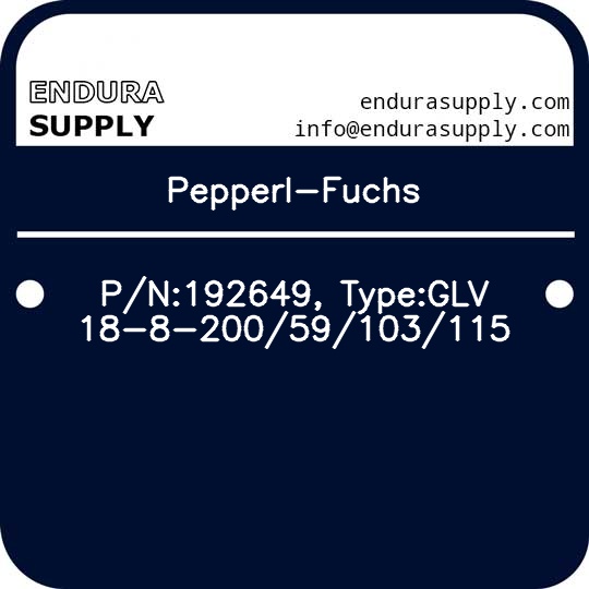 pepperl-fuchs-pn192649-typeglv18-8-20059103115
