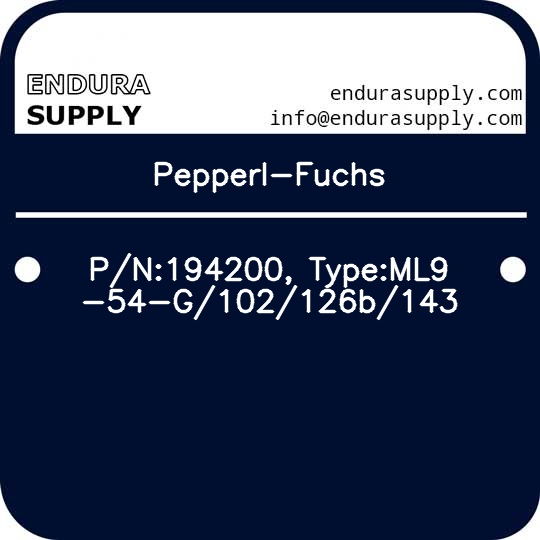 pepperl-fuchs-pn194200-typeml9-54-g102126b143
