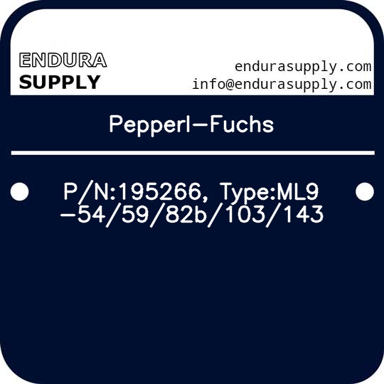 pepperl-fuchs-pn195266-typeml9-545982b103143