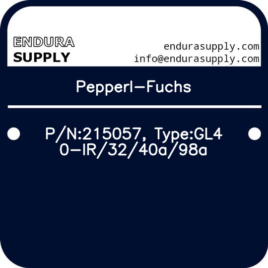 pepperl-fuchs-pn215057-typegl40-ir3240a98a