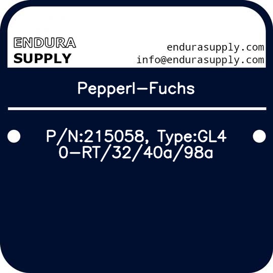 pepperl-fuchs-pn215058-typegl40-rt3240a98a