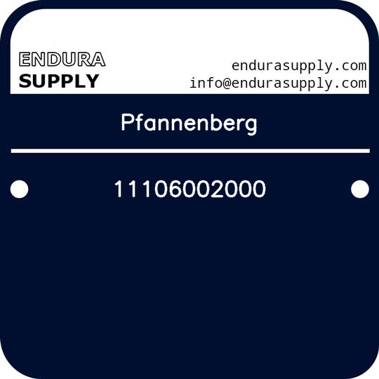 pfannenberg-11106002000