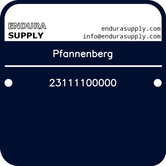 pfannenberg-23111100000