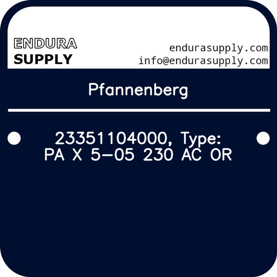 pfannenberg-23351104000-type-pa-x-5-05-230-ac-or