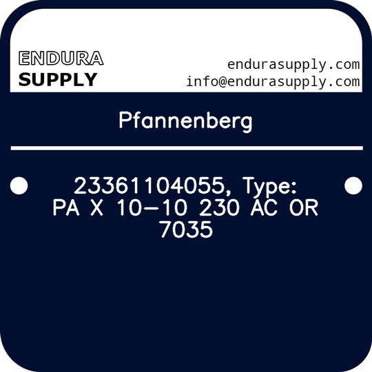 pfannenberg-23361104055-type-pa-x-10-10-230-ac-or-7035