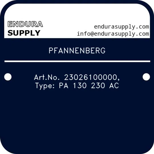 pfannenberg-artno-23026100000-type-pa-130-230-ac