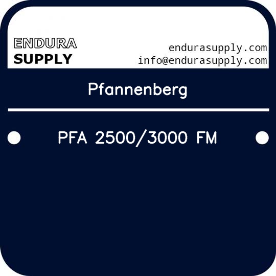 pfannenberg-pfa-25003000-fm