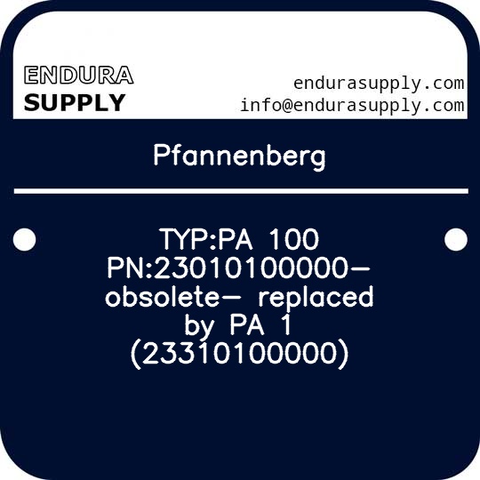 pfannenberg-typpa-100-pn23010100000-obsolete-replaced-by-pa-1-23310100000