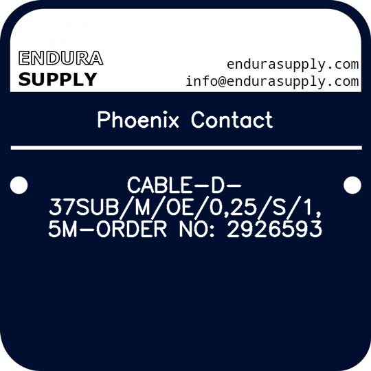 phoenix-contact-cable-d-37submoe025s15m-order-no-2926593