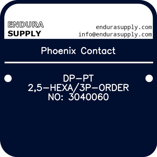 phoenix-contact-dp-pt-25-hexa3p-order-no-3040060