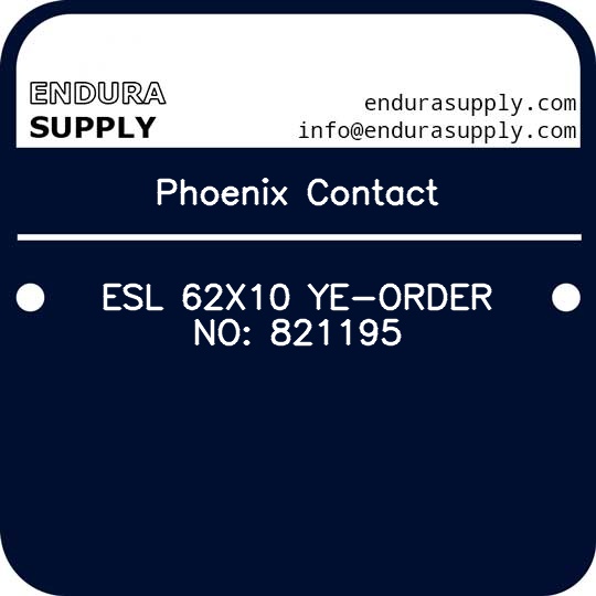 phoenix-contact-esl-62x10-ye-order-no-821195