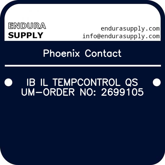 phoenix-contact-ib-il-tempcontrol-qs-um-order-no-2699105
