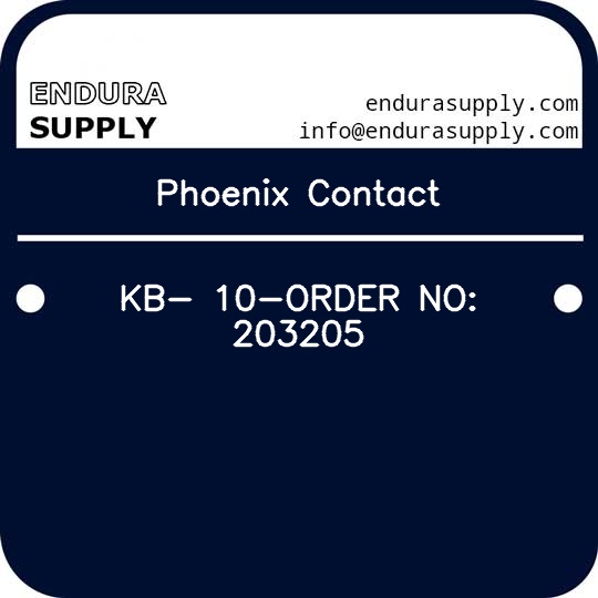 phoenix-contact-kb-10-order-no-203205