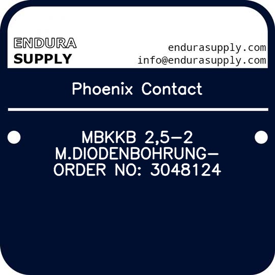 phoenix-contact-mbkkb-25-2-mdiodenbohrung-order-no-3048124