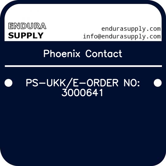 phoenix-contact-ps-ukke-order-no-3000641