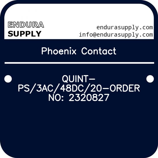 phoenix-contact-quint-ps3ac48dc20-order-no-2320827