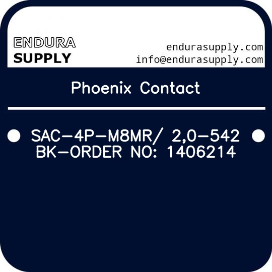 phoenix-contact-sac-4p-m8mr-20-542-bk-order-no-1406214