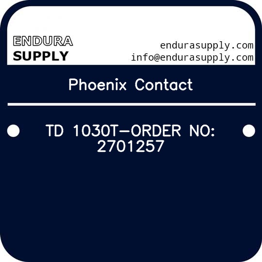 phoenix-contact-td-1030t-order-no-2701257