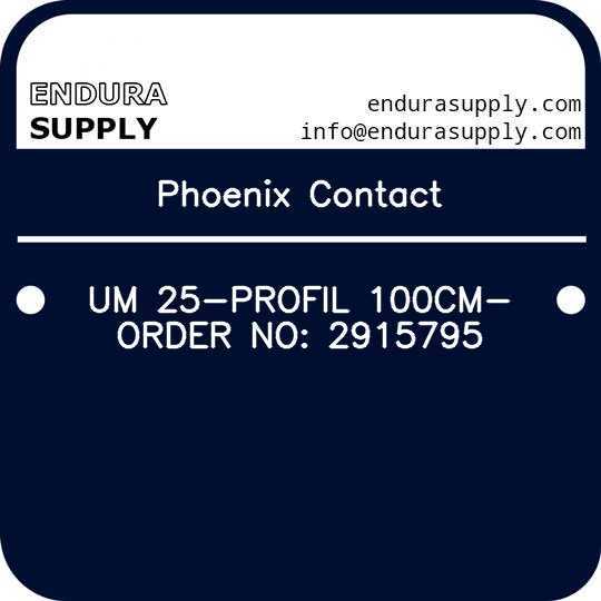 phoenix-contact-um-25-profil-100cm-order-no-2915795