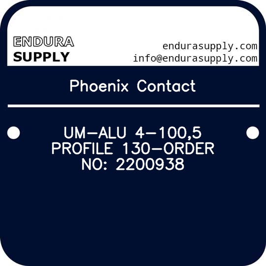 phoenix-contact-um-alu-4-1005-profile-130-order-no-2200938