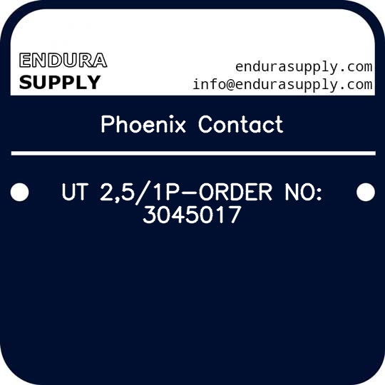 phoenix-contact-ut-251p-order-no-3045017