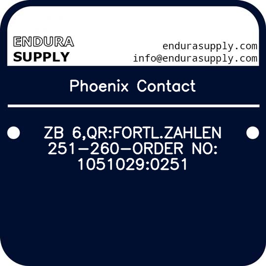 phoenix-contact-zb-6qrfortlzahlen-251-260-order-no-10510290251