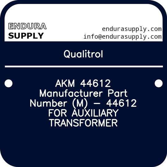 qualitrol-akm-44612-manufacturer-part-number-m-44612-for-auxiliary-transformer