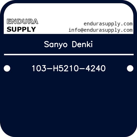 sanyo-denki-103-h5210-4240