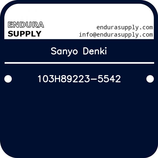 sanyo-denki-103h89223-5542
