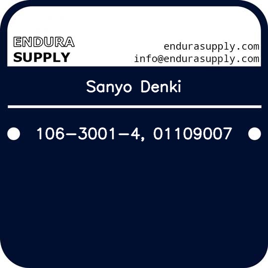 sanyo-denki-106-3001-4-01109007