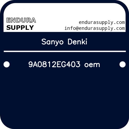 sanyo-denki-9a0812eg403-oem