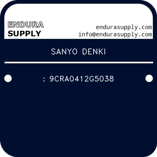sanyo-denki-9cra0412g5038