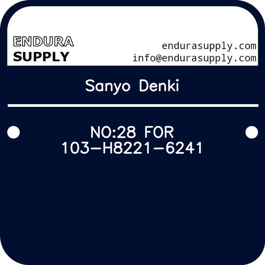 sanyo-denki-no28-for-103-h8221-6241