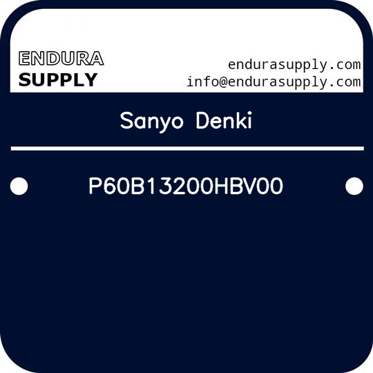 sanyo-denki-p60b13200hbv00