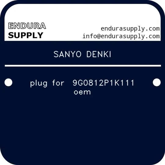 sanyo-denki-plug-for-9g0812p1k111-oem